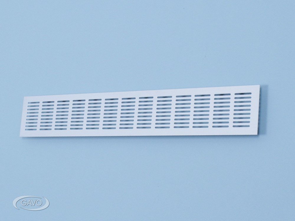 Ventilatiestrip aluminium extrusie 80 mm brons