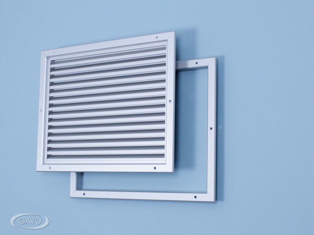 Deurrooster aluminium geanodiseerd