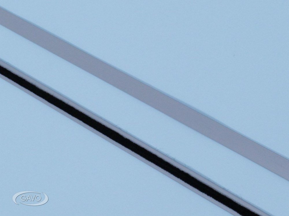 Profiel brand-/rookwerend 10x4mm grijs