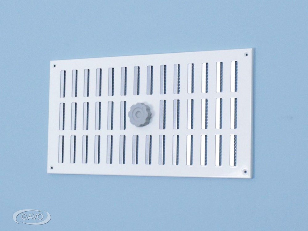 Schuifrooster aluminium met vliegengaas geanodise