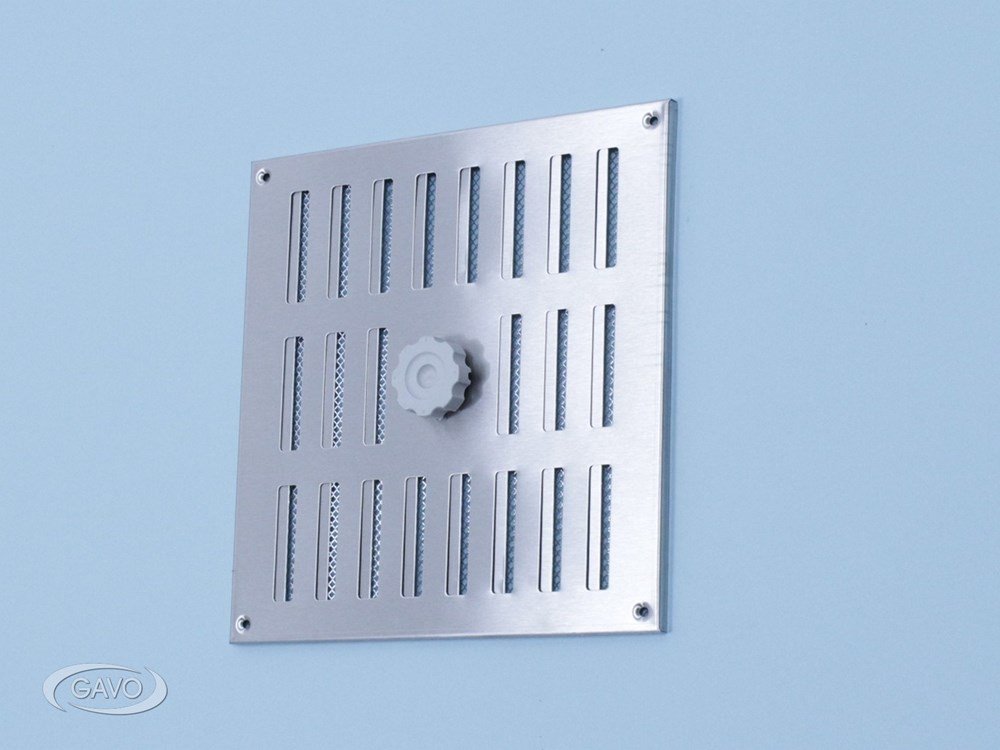 Schuifrooster RVS met vliegengaas RVS