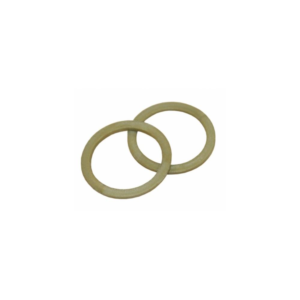 Nylon ring 18mm plat bruin afbeelding