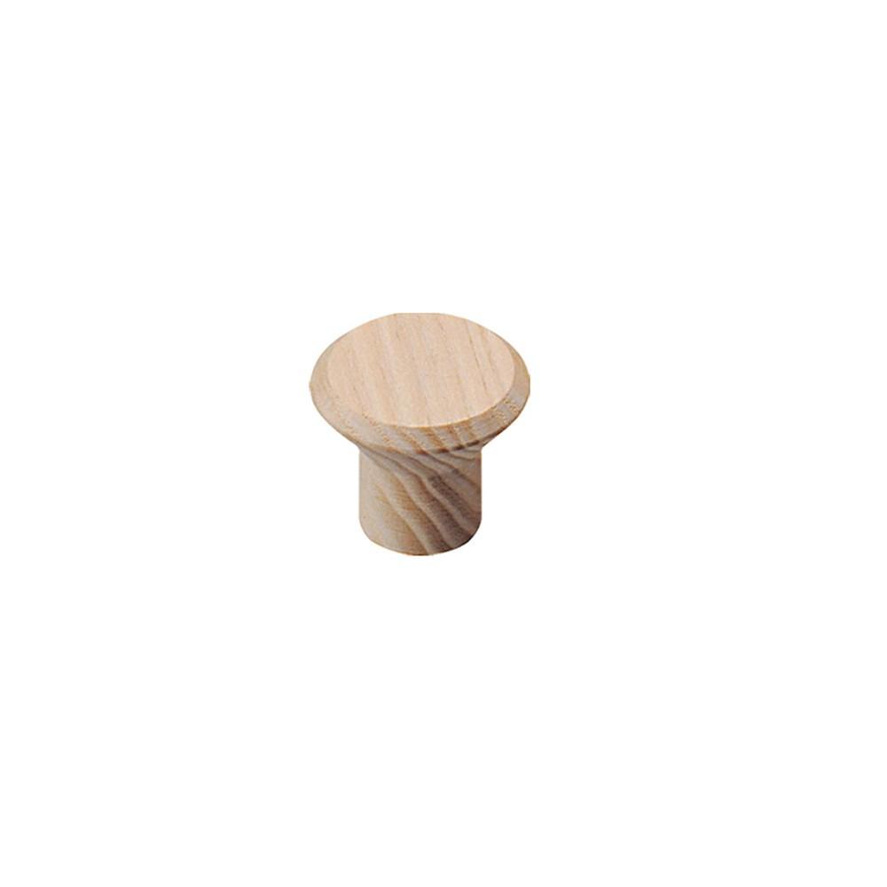 Knop 32mm taps essenhout afbeelding