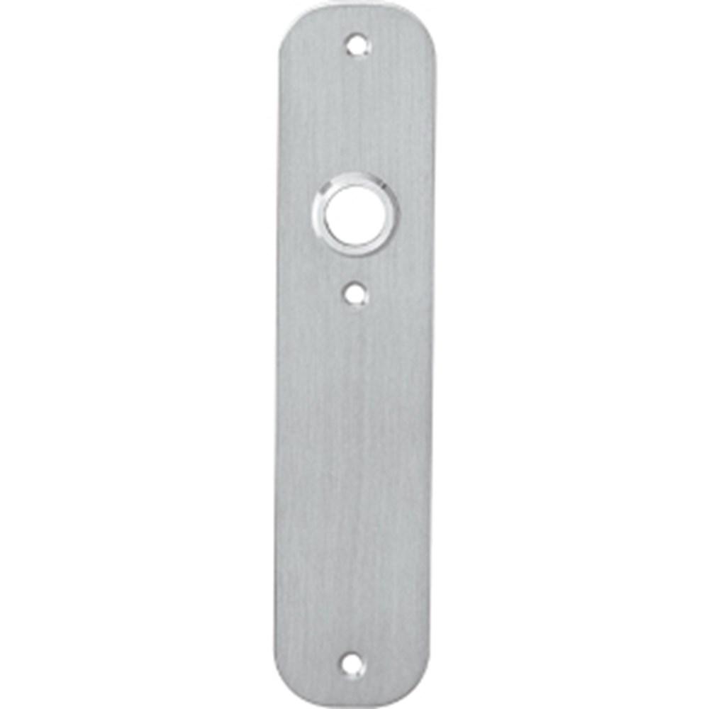 Schild plat 190x42x2mm profielcilindergat 92mm RVS afbeelding