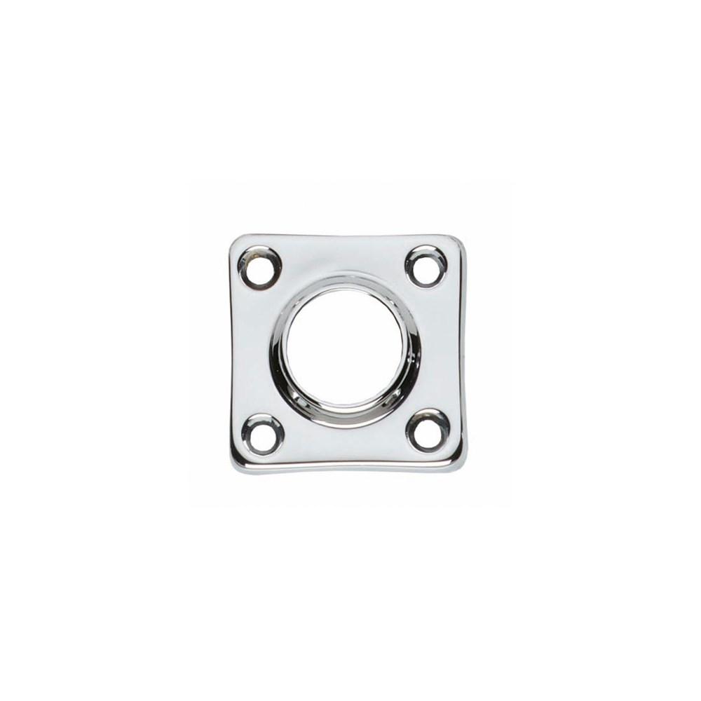 Rozetten vierkant 38x38x5mm messing verchroomd afbeelding