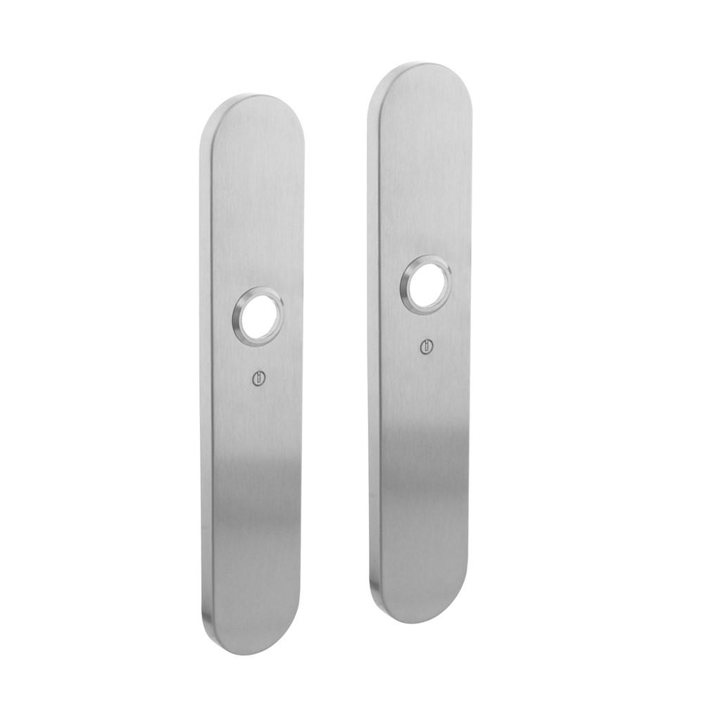Schild verdekt 220x42mm blind RVS afbeelding