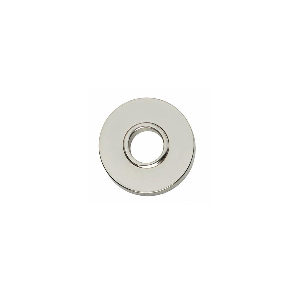 Rozetten messing verdekt ø50x8mm messing vernikkeld afbeelding