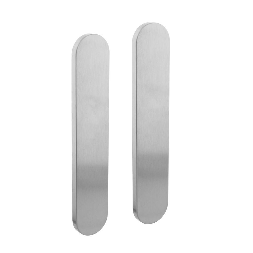 Schild verdekt 220x42mm geheel blind RVS afbeelding