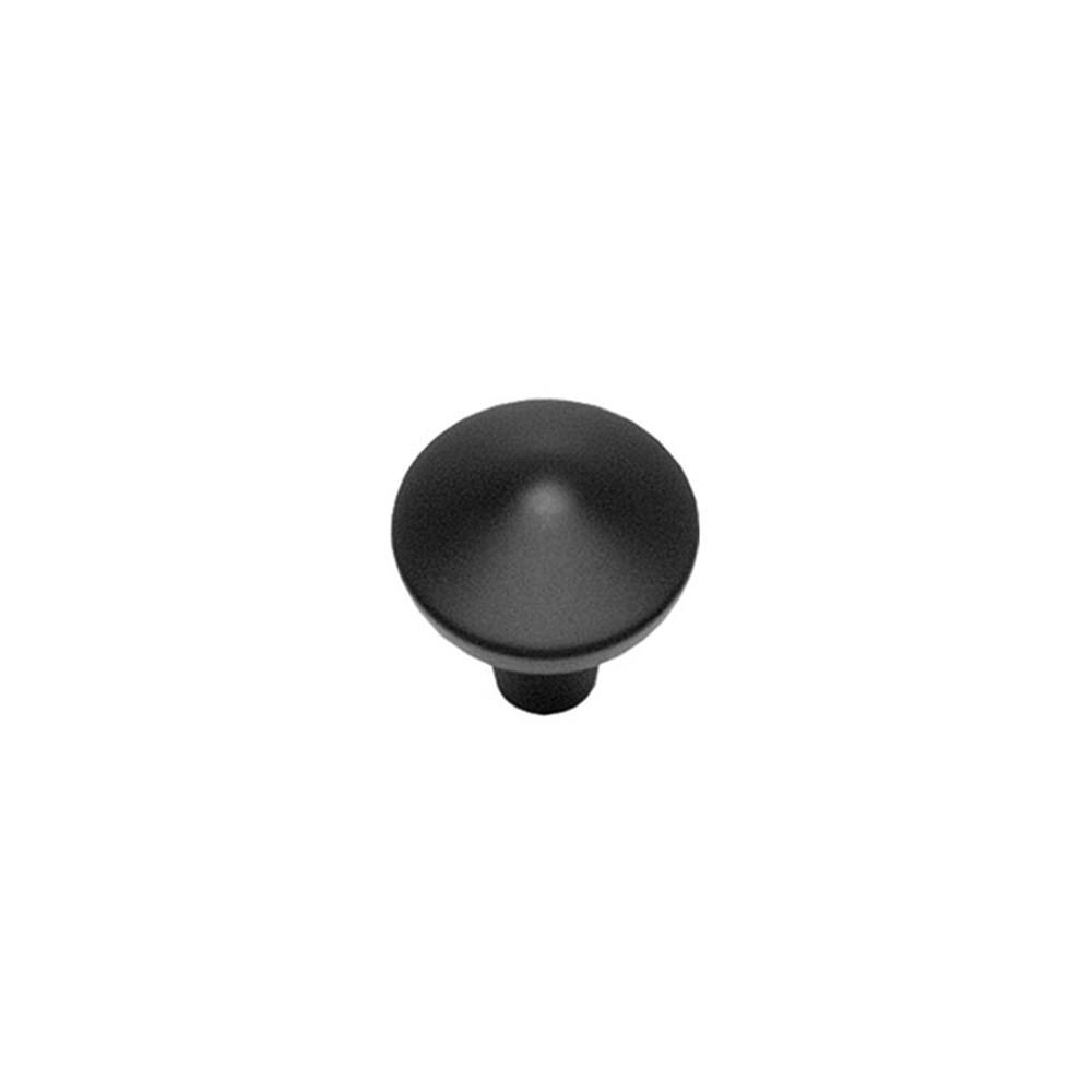 Meubelknop ø 20 mm mat zwart afbeelding