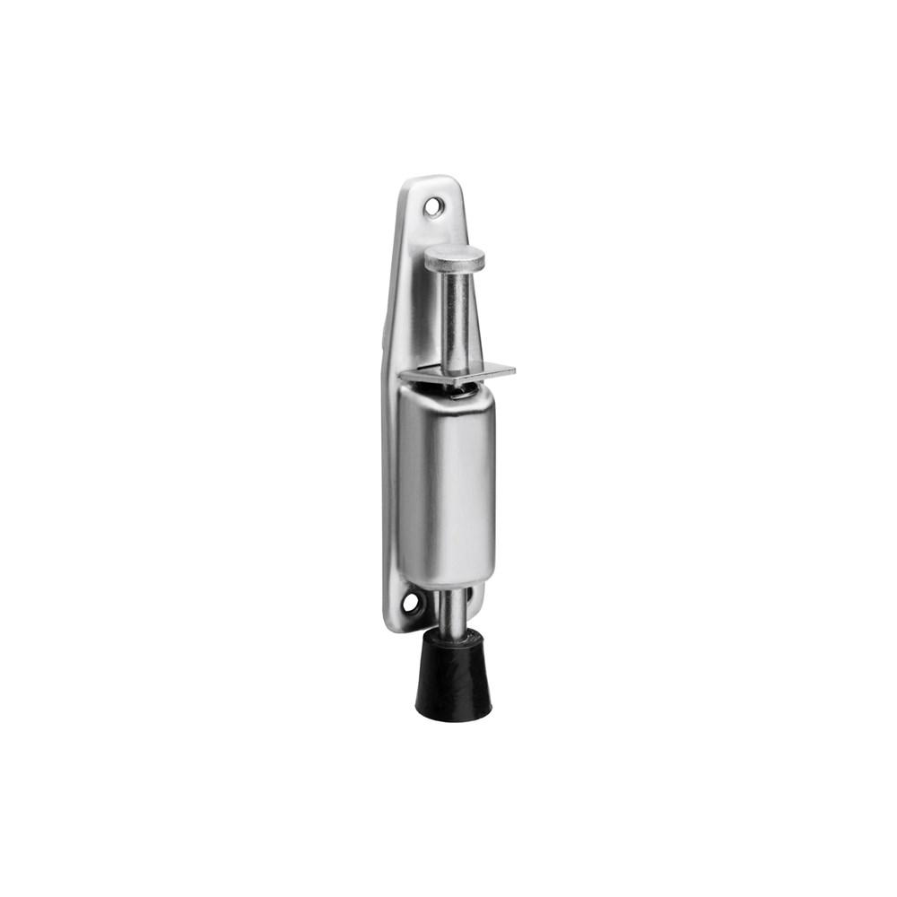 Deurvastzetter 142 mm rvs geborst. afbeelding