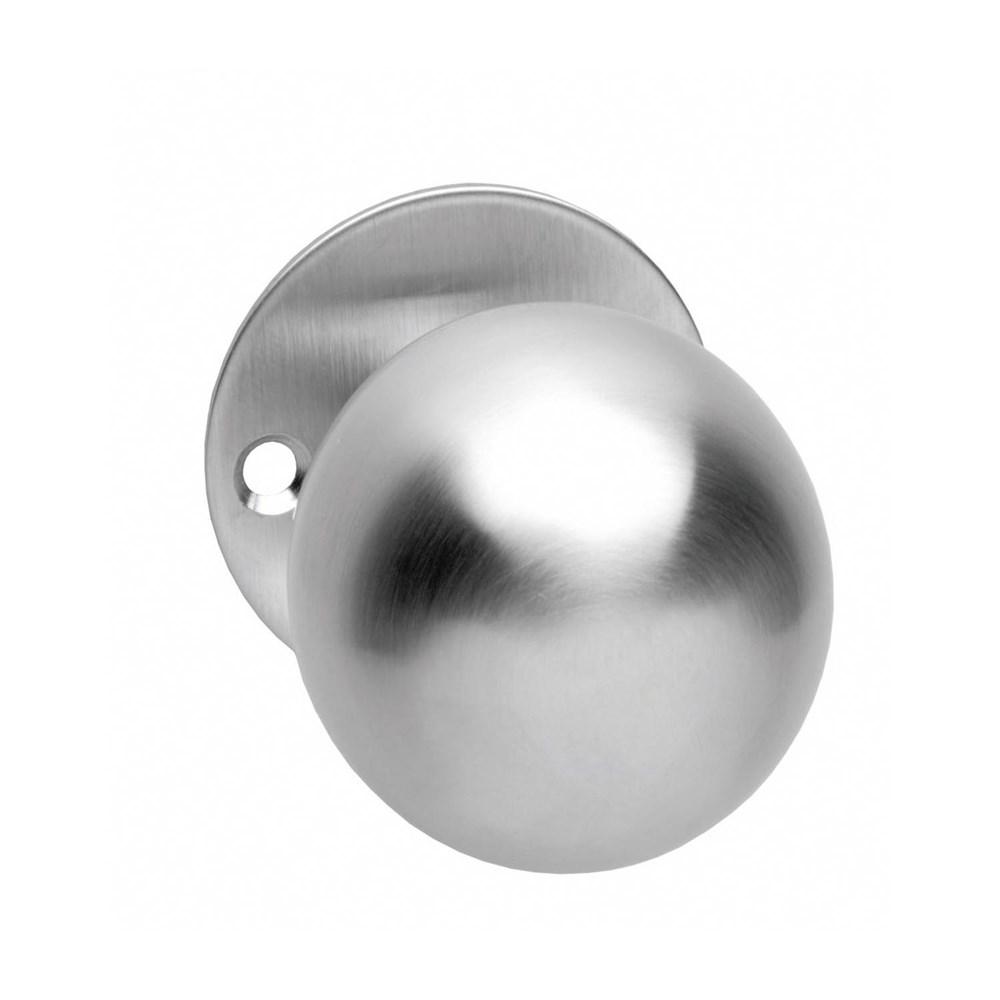 Intersteel Knop bol vast op rozet 2mm RVS