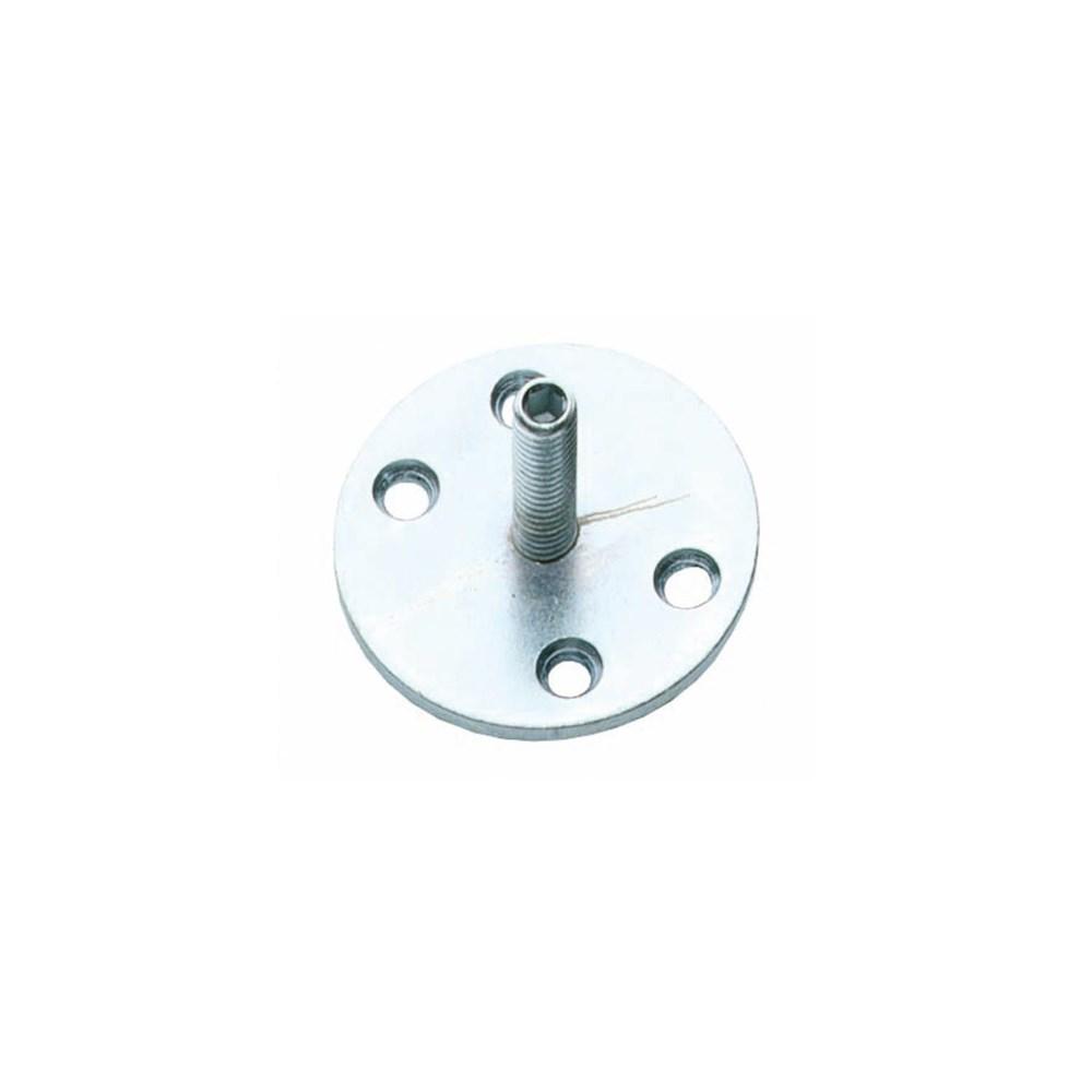 Metalen onderplaat met vaste M8 pin afbeelding