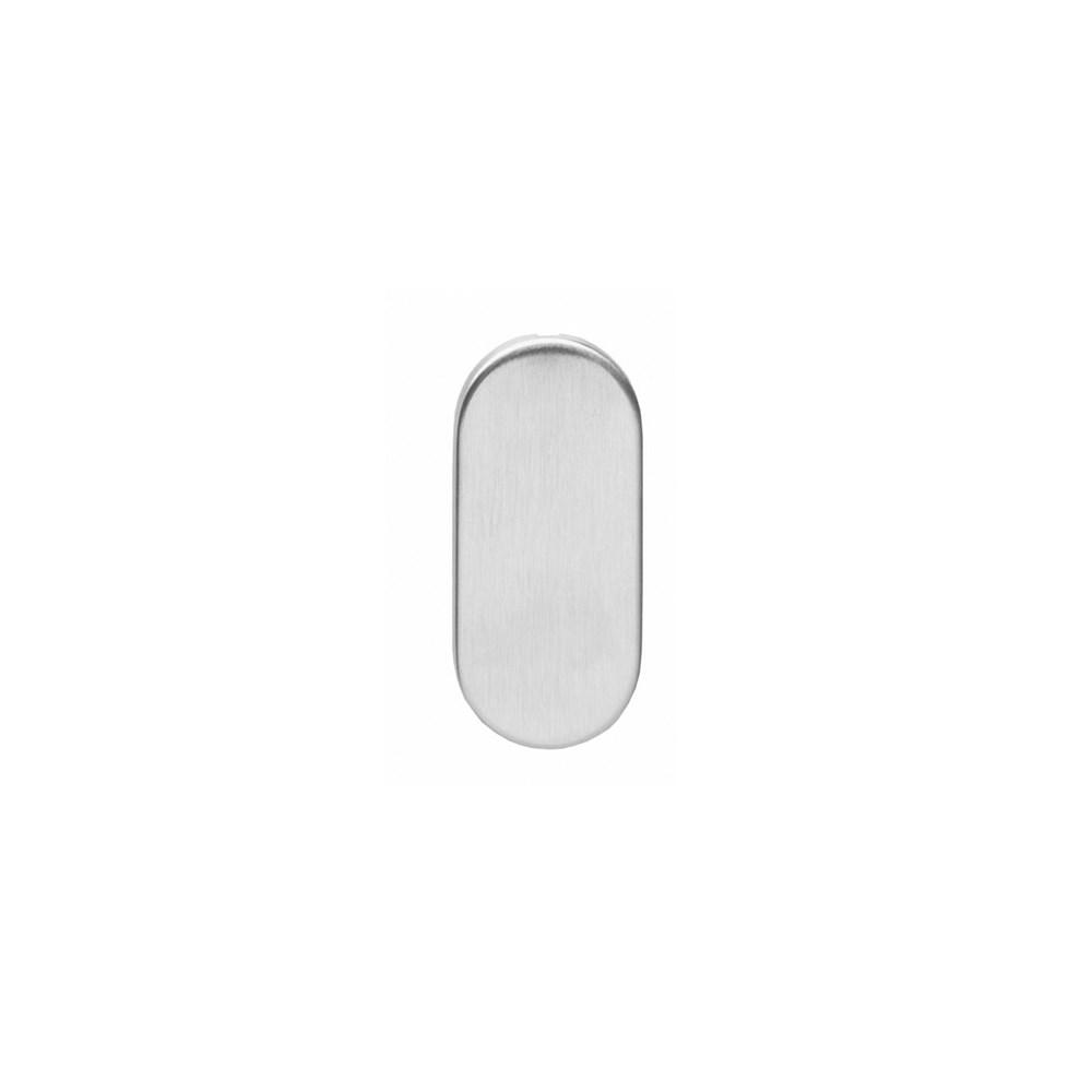 Rozet ovaal verdekt rvs geborst. 4 mm afbeelding