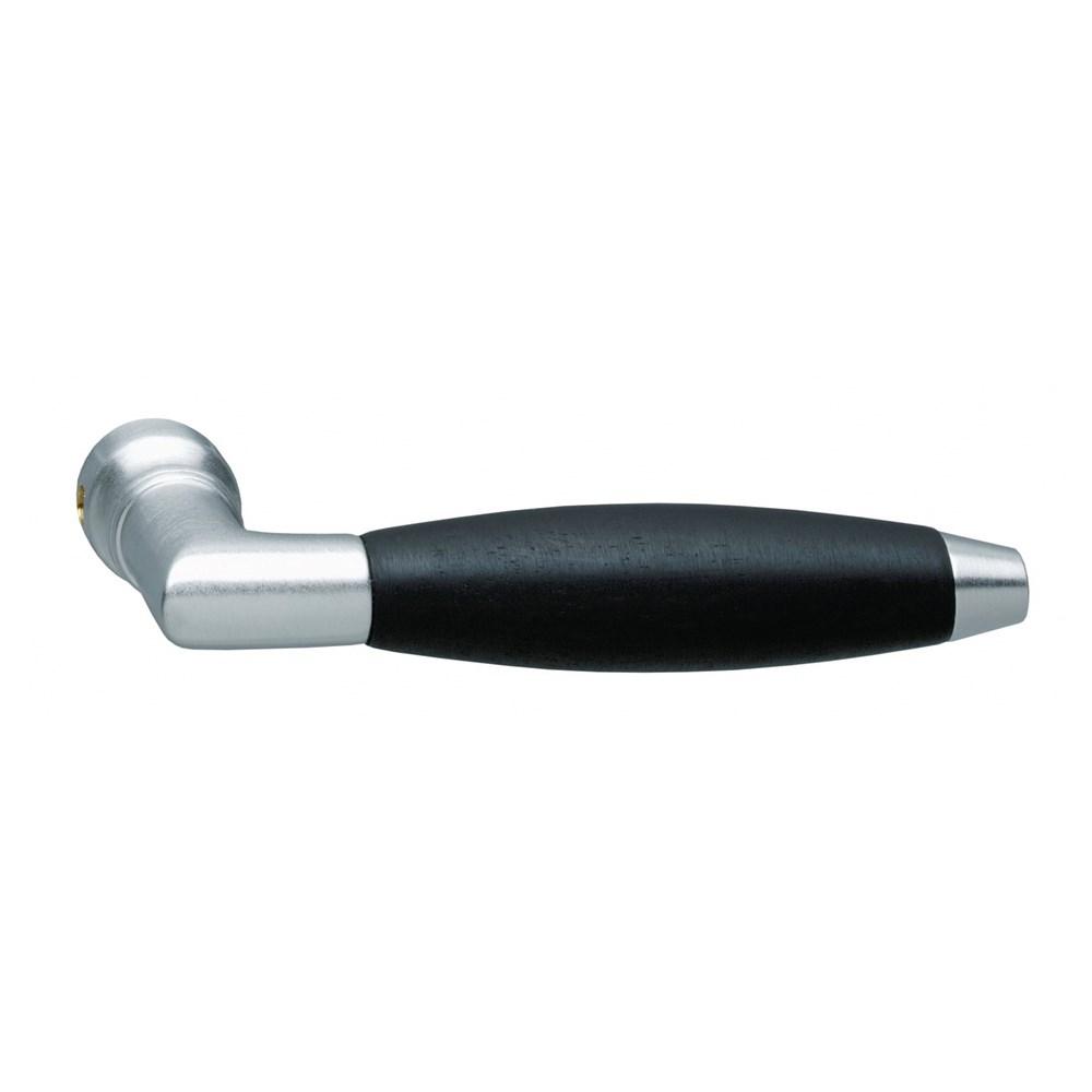 Gatdeel Marloes chroom mat/ebbenhout afbeelding