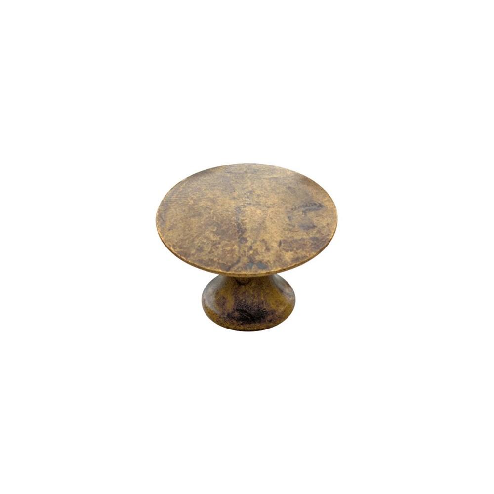 Knop glad rond 30mm antiek super afbeelding