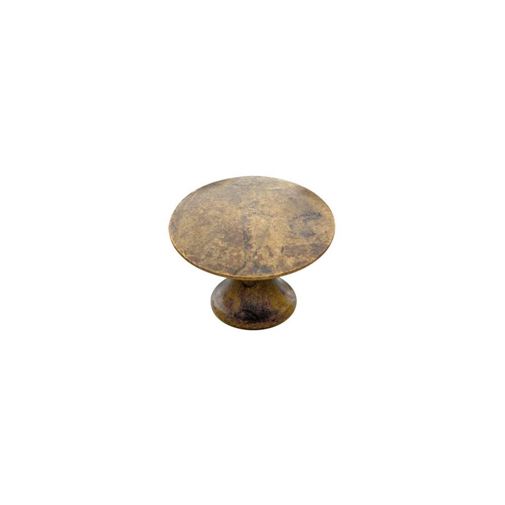 Knop glad rond 25mm antiek super afbeelding