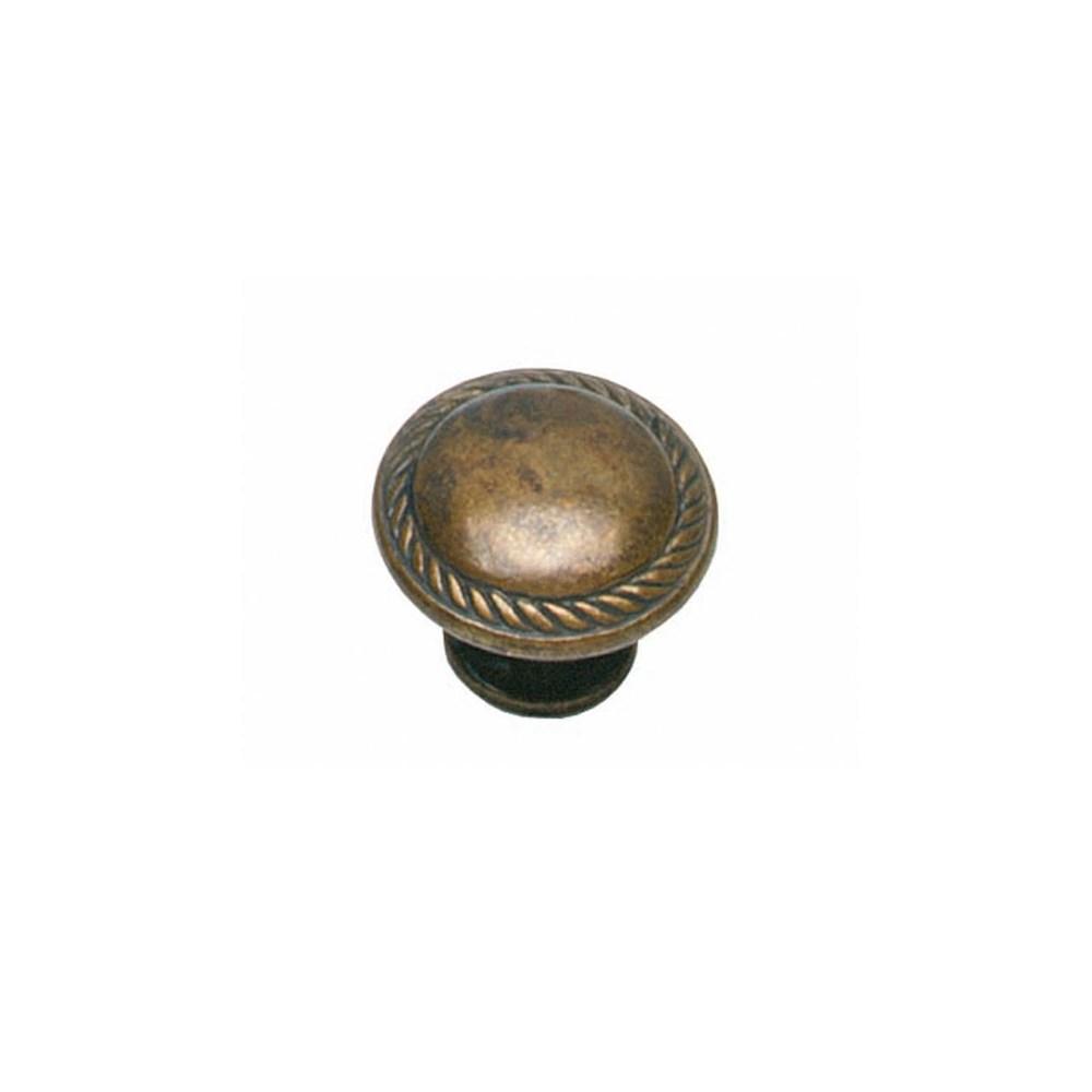 Knop rond/kabel 30mm antiek afbeelding