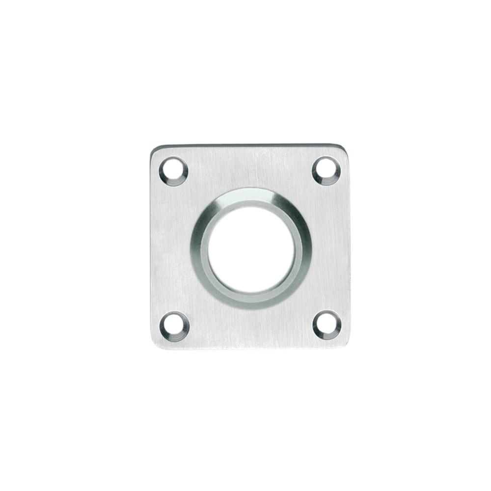 Rozetten vierkant 42x42x2mm rvs afbeelding