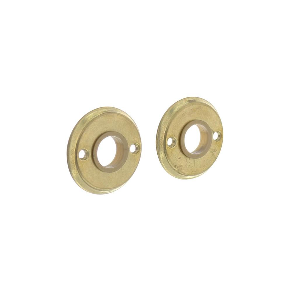 Rozetten ø50x5mm messing getrommeld afbeelding