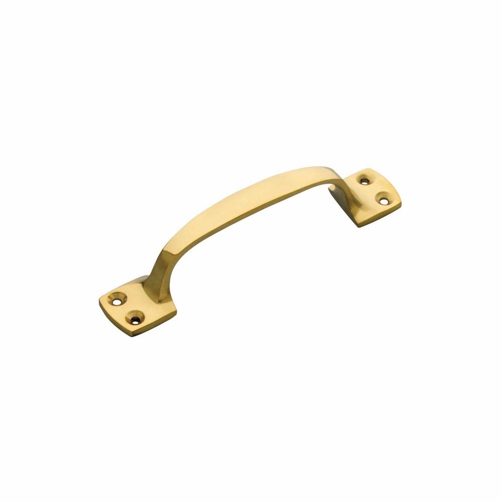 Meubelgreep Haags model 130 mm mess. ongelakt afbeelding