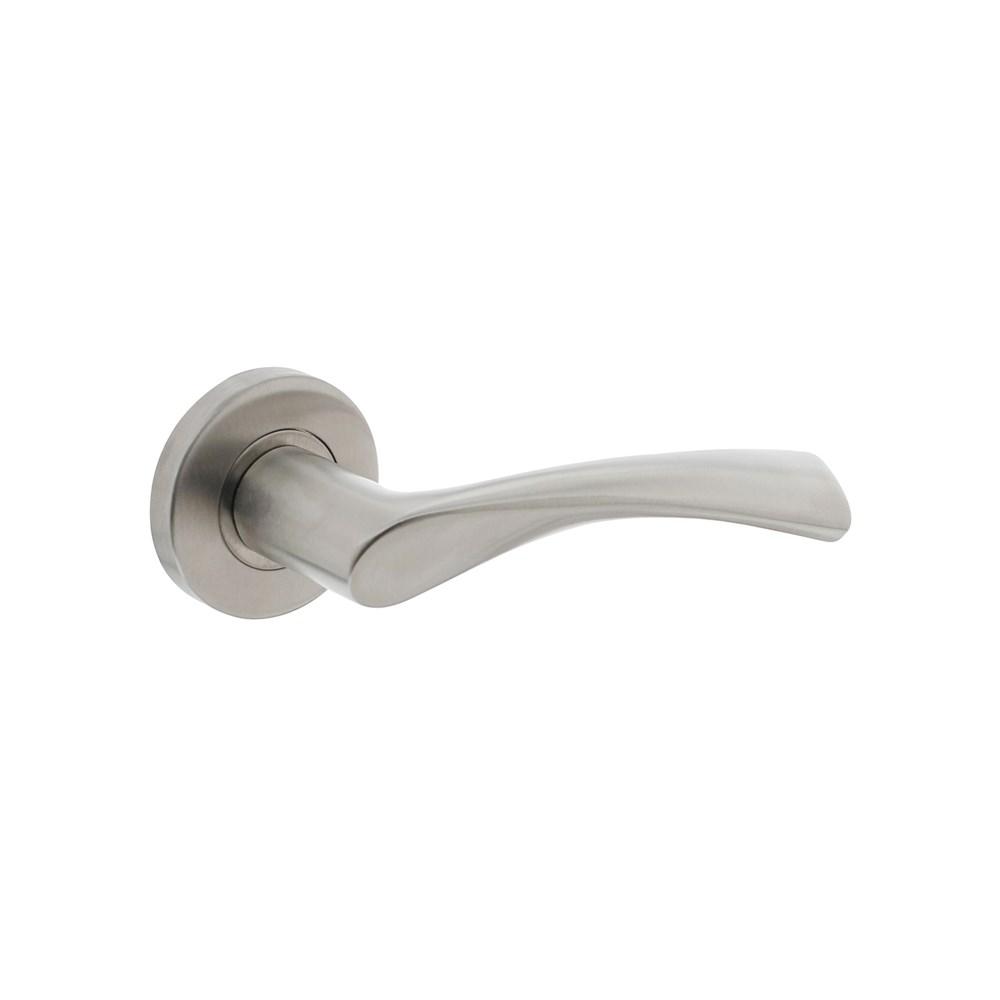 Deurkr.Vlinder m.rozet met 7 mm nok rvs gebor afbeelding