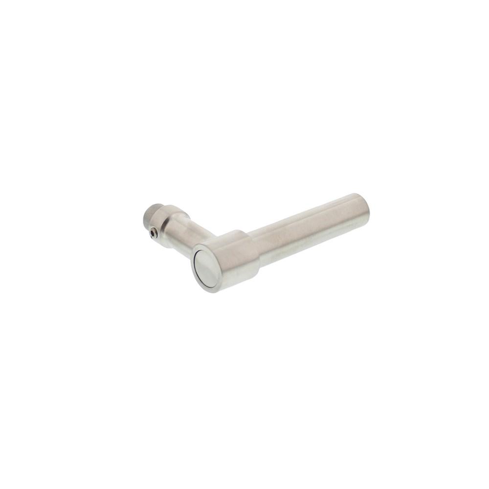 Deurkruk L/L-model recht RVS afbeelding