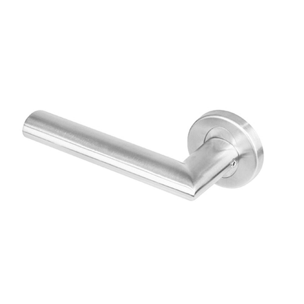 Gatdeel links 1283 Girona op rond rozet staal met 7mm nok RVS afbeelding