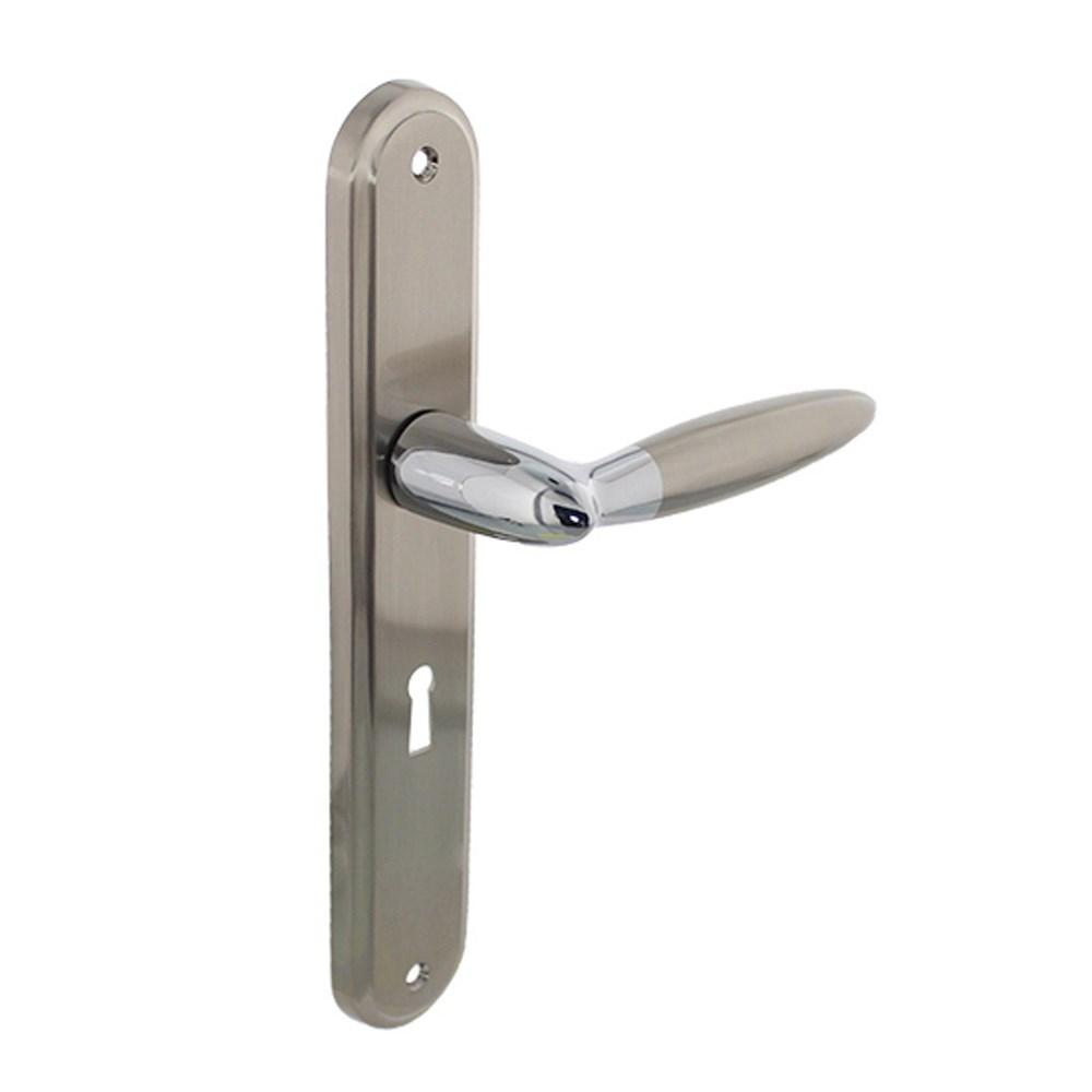 Deurkruk Elen schild sl.gat 56 mm chroom afbeelding