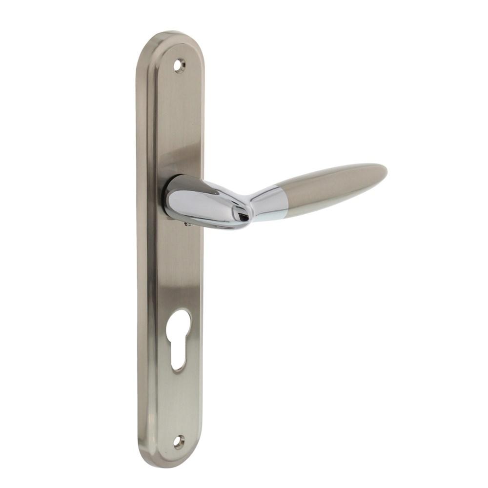 Deurkruk Elen op schild PC 72 mm chroom afbeelding