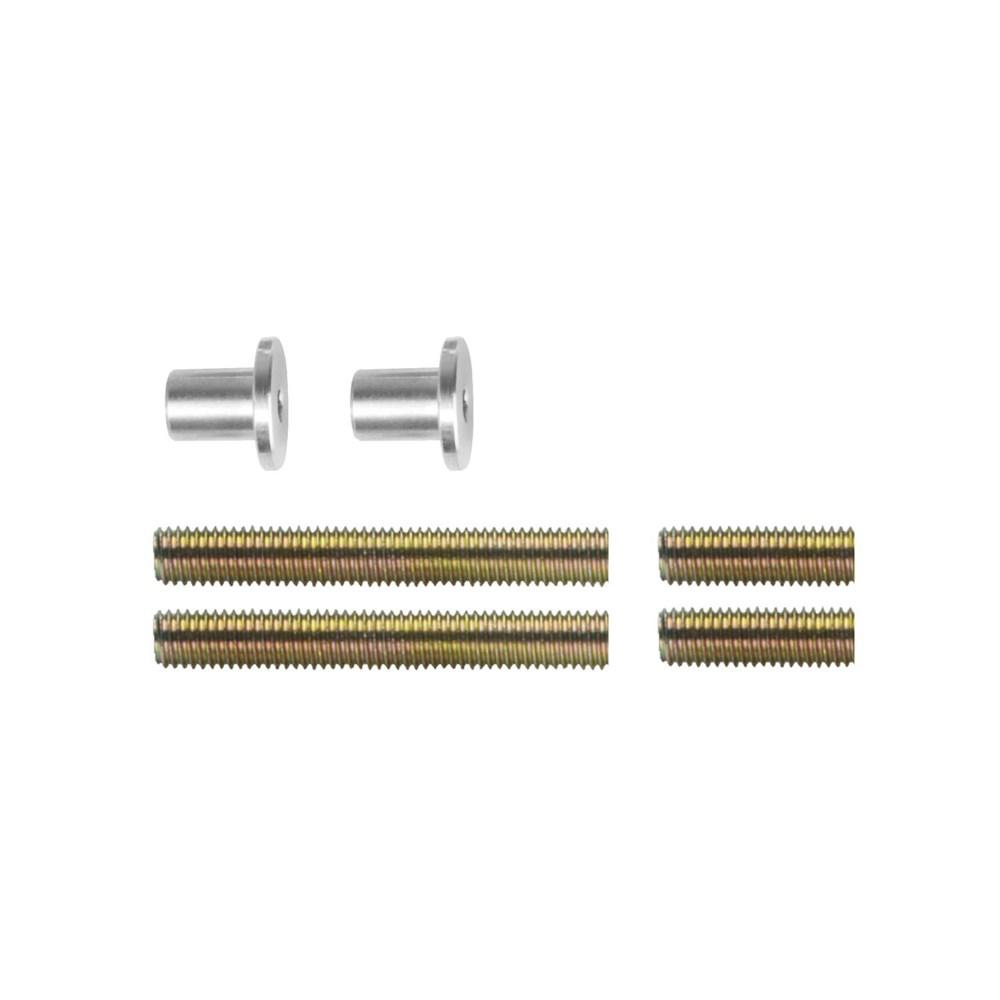Bevestigingsset H doorgaand enkelzijdige montage voor hout / pvc / alu. deurdikte25-65mm afbeelding