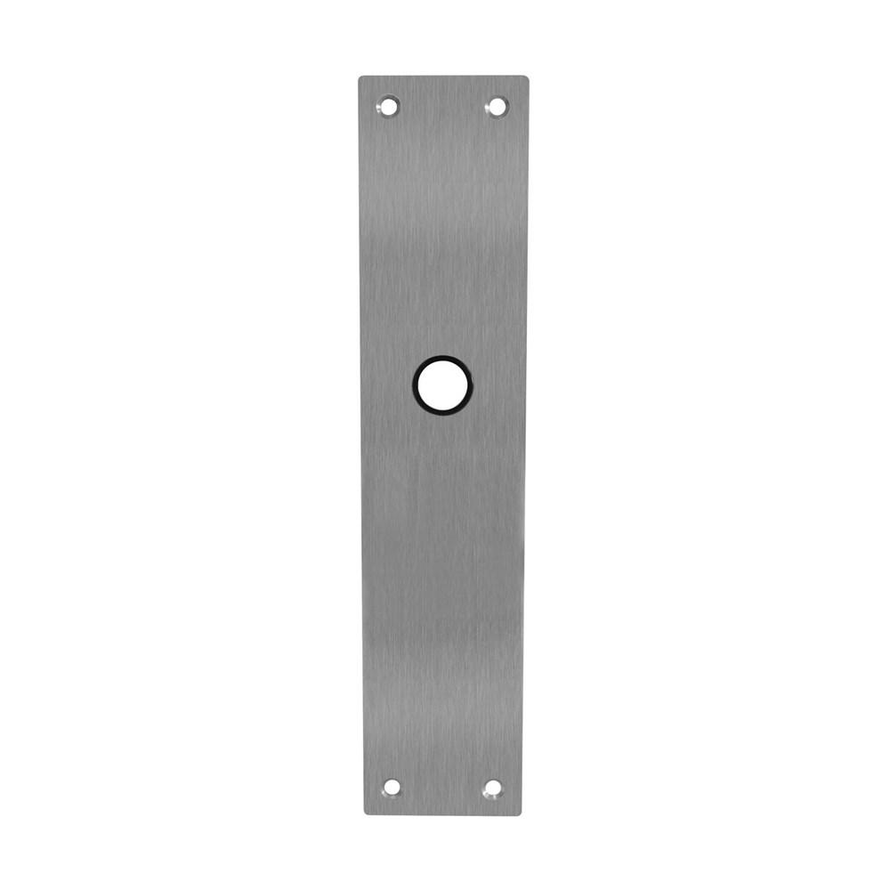 Schild renovatie rechthoekig 250 x 55mm x 2mm blind RVS afbeelding