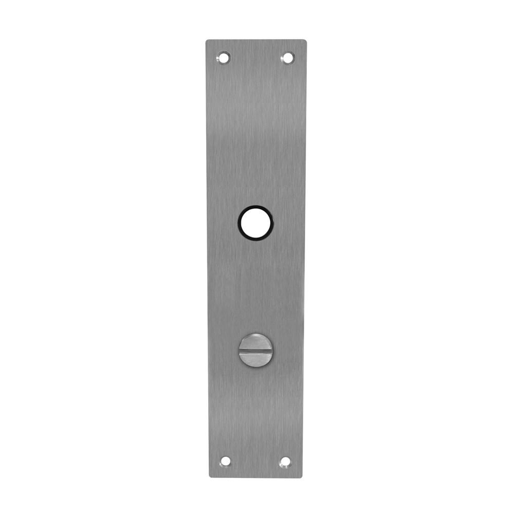 Schild renovatie rechthoekig 250 x 55mm x 2mm WC78/8mm RVS afbeelding
