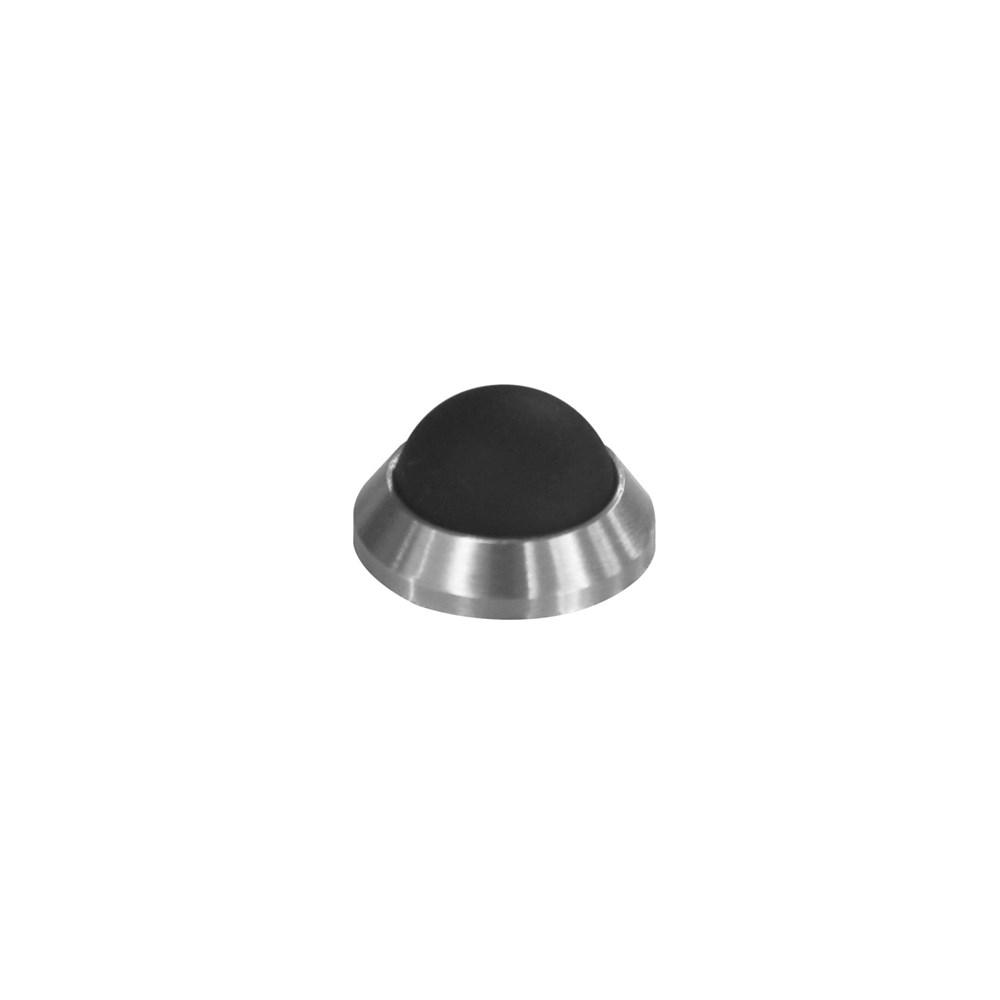 Deurstop bol ø20mm wandmontage rvs geborst. afbeelding