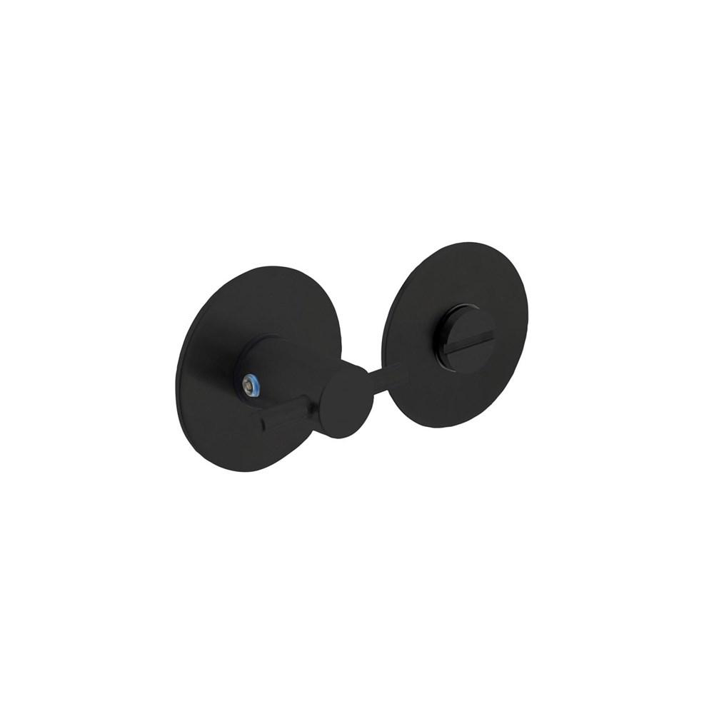 WC sluiting 5mm renovatie zelfklevend, ø55x2mm rvs/zwart afbeelding