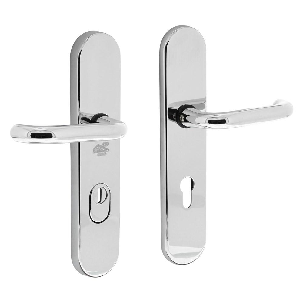 Veiligheidsbeslag KTB PC ovaal chroom 72 mm afbeelding