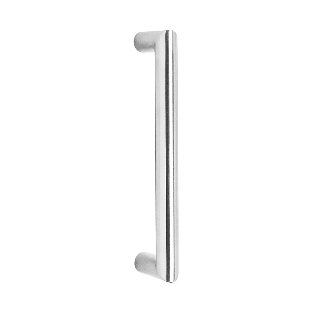 Deurgreep per stuk recht Hoek 90° 220x65mmx20 hart op hart 200mm RVS incl.bevestiging afbeelding