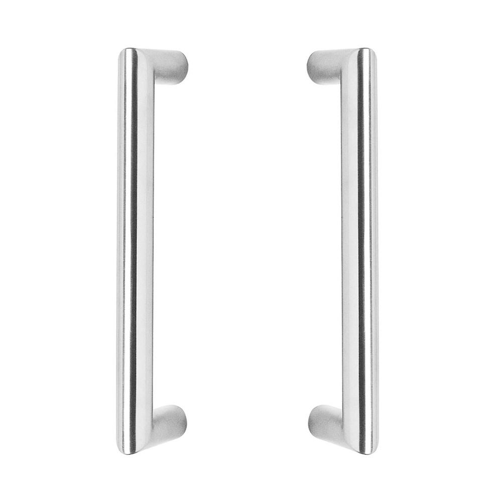 Deurgrepen per paar recht-90° 220x65x20 hart op hart 200 RVS incl.bevestiging afbeelding