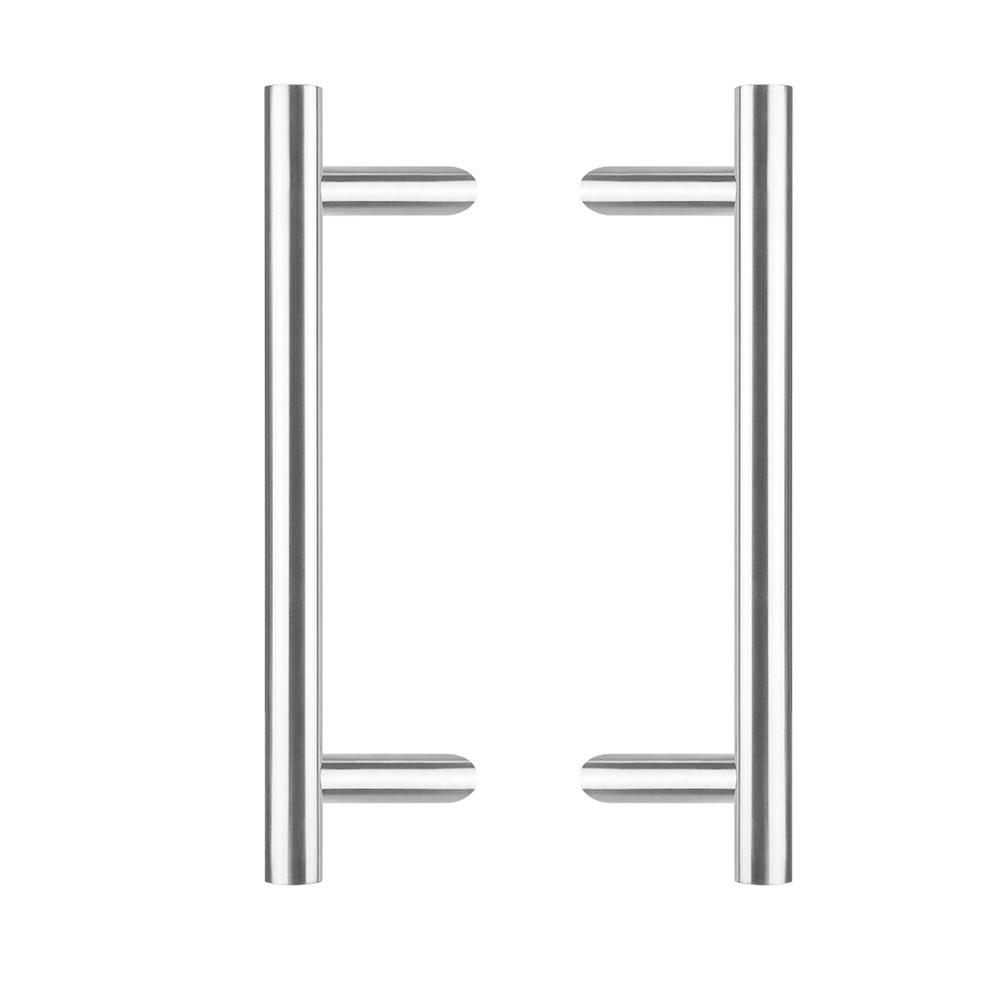 Deurgrepen per paar T-schuin 600x90x30 HoH 400 rvs afbeelding