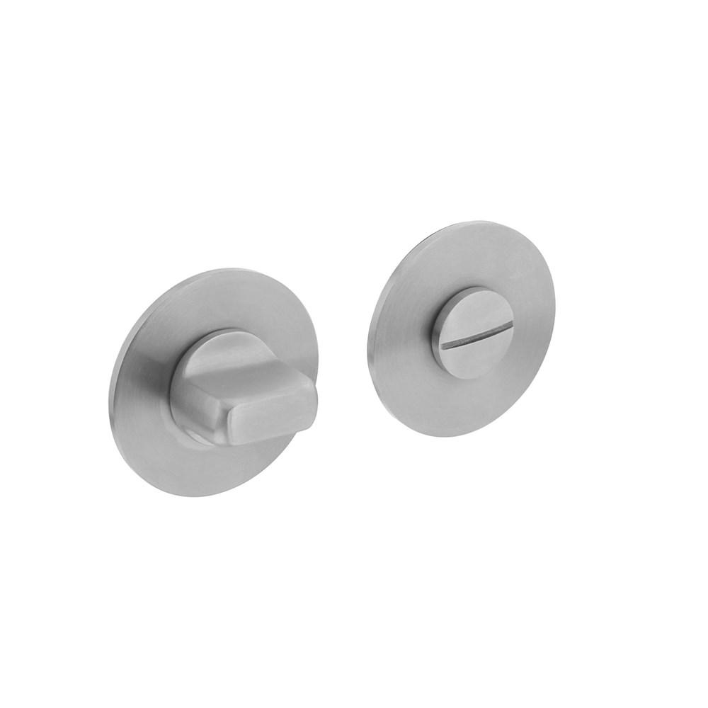 WC-sluiting 7mm staal verdekt met magneet en nokken ø55x3mm rvs afbeelding