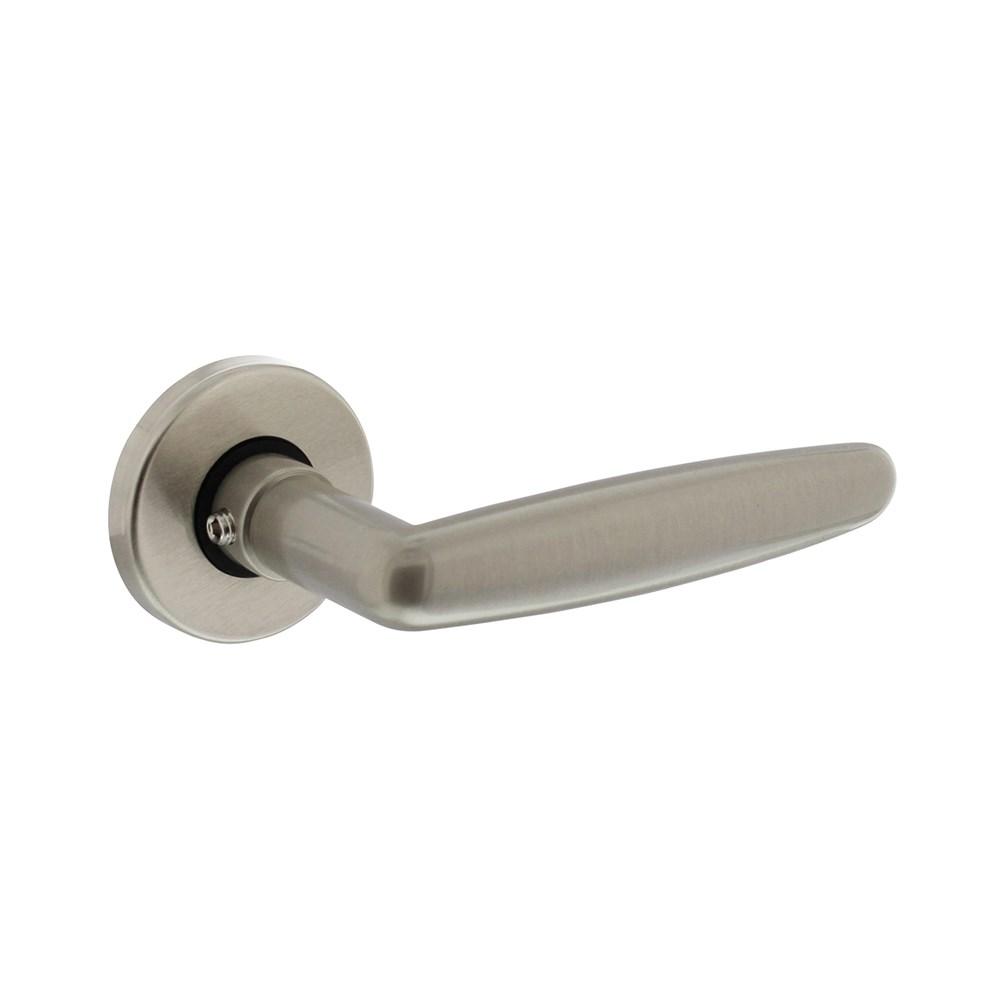 Deurkruk Sophie met rozet ø49x7mm verdekt mat nikkel afbeelding