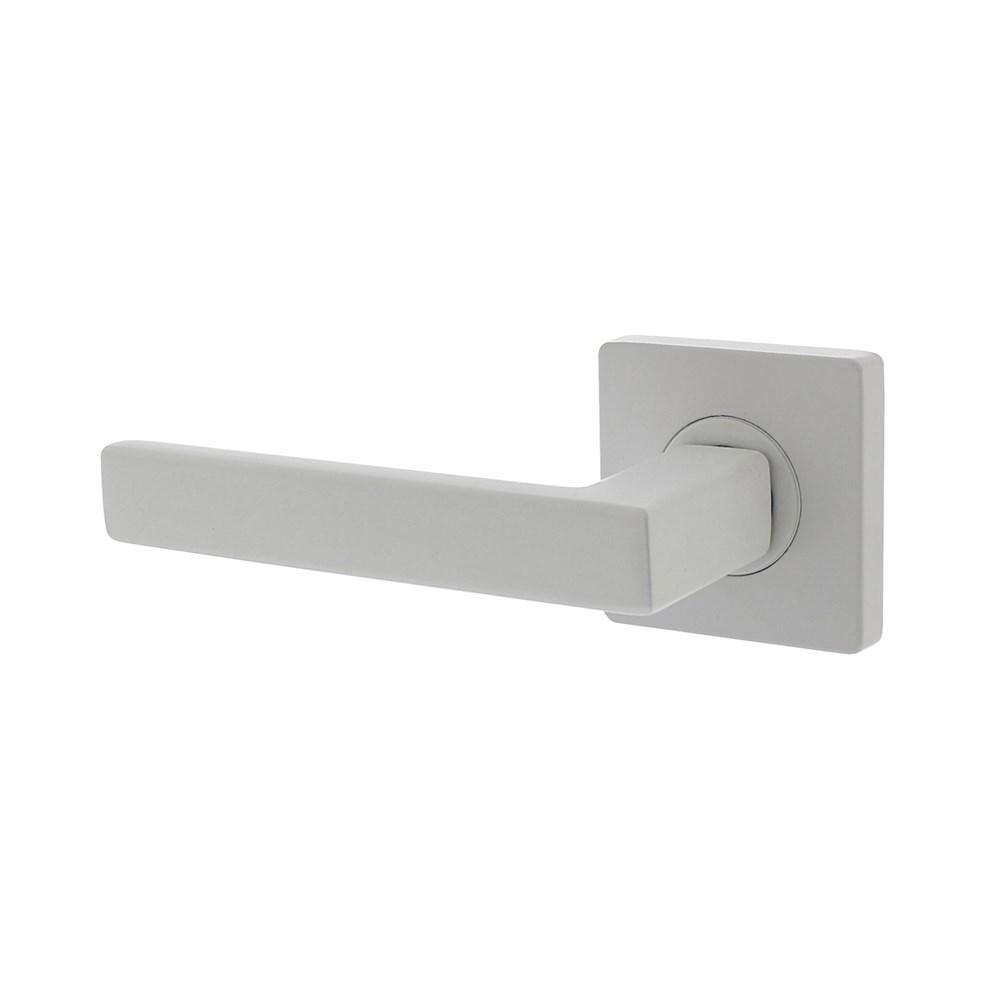 Gatdeel links Hera op vierkant rozet 55x55x10mm met nokken wit afbeelding