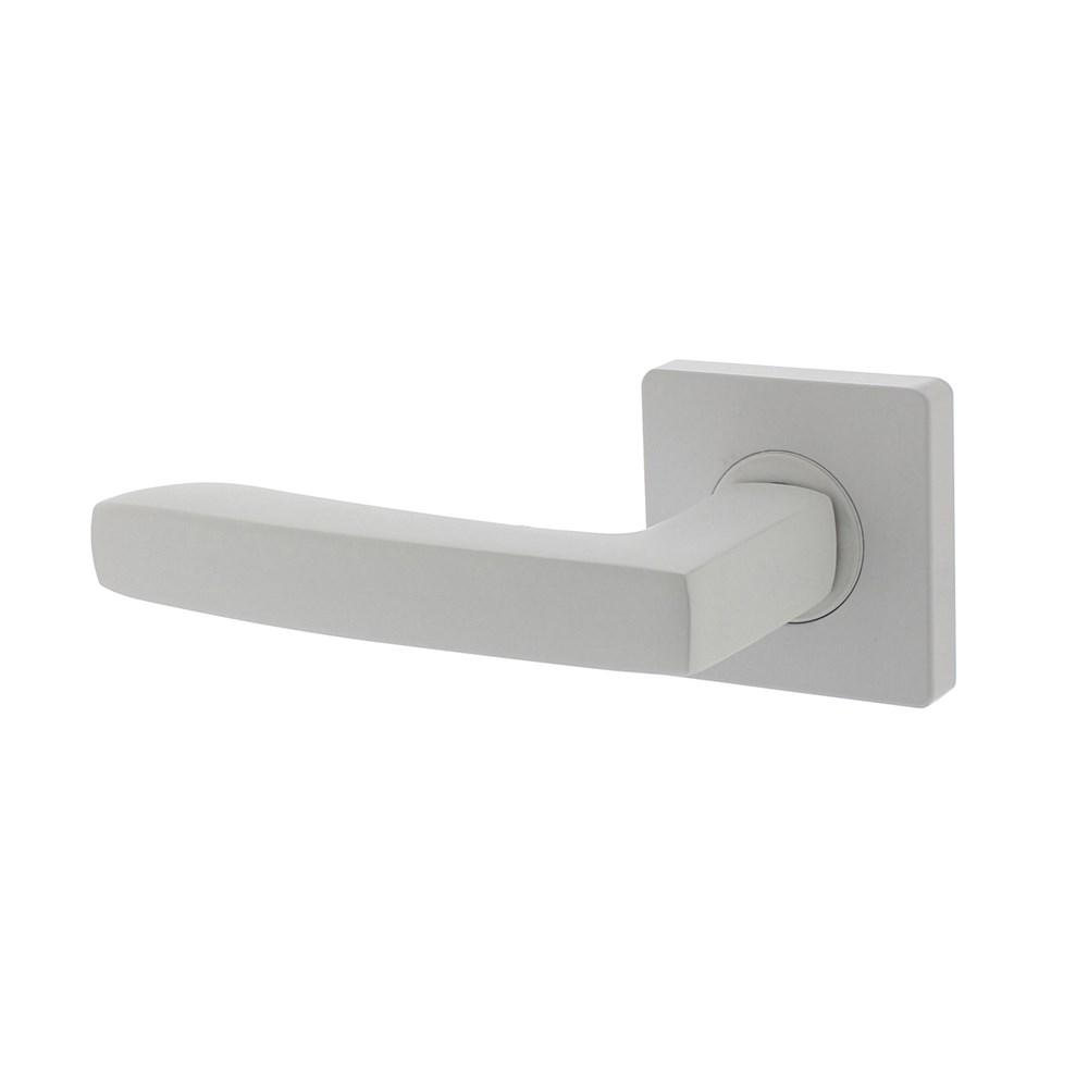 Gatdeel links Minos op vierkant rozet 55x55x10mm met nokken wit afbeelding