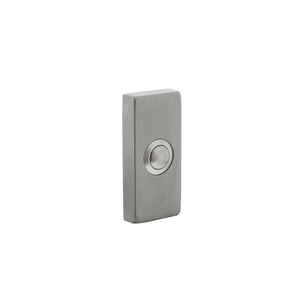 Beldrukker rechthoekig verdekt 65x30x10mm rvs afbeelding