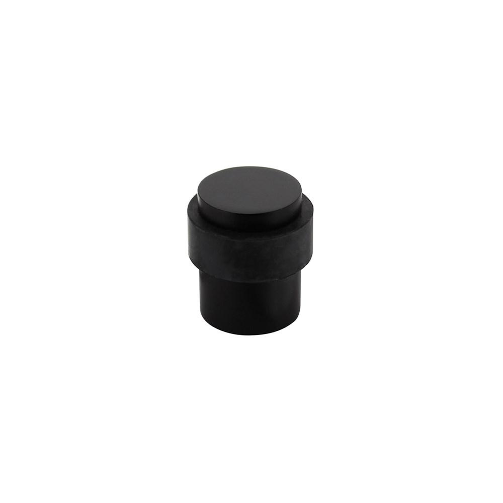 Deurstop Vloermontage ø30x40mm zwart afbeelding