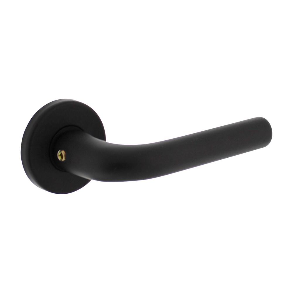 Gatdeel Eucla op rozet ø50x7 mm + 7mm nokken zwart afbeelding