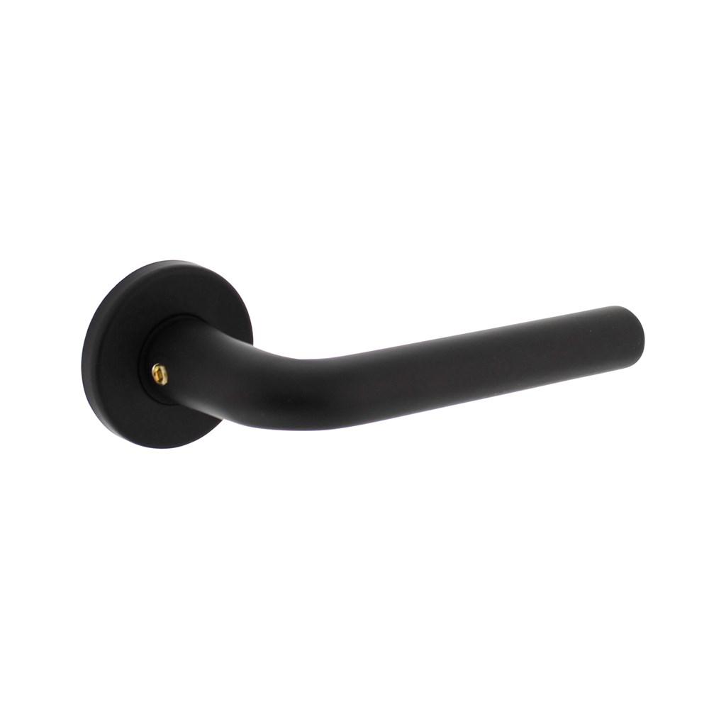 Gatdeel Derby op rozet ø50x7 mm + 7mm nokken zwart afbeelding