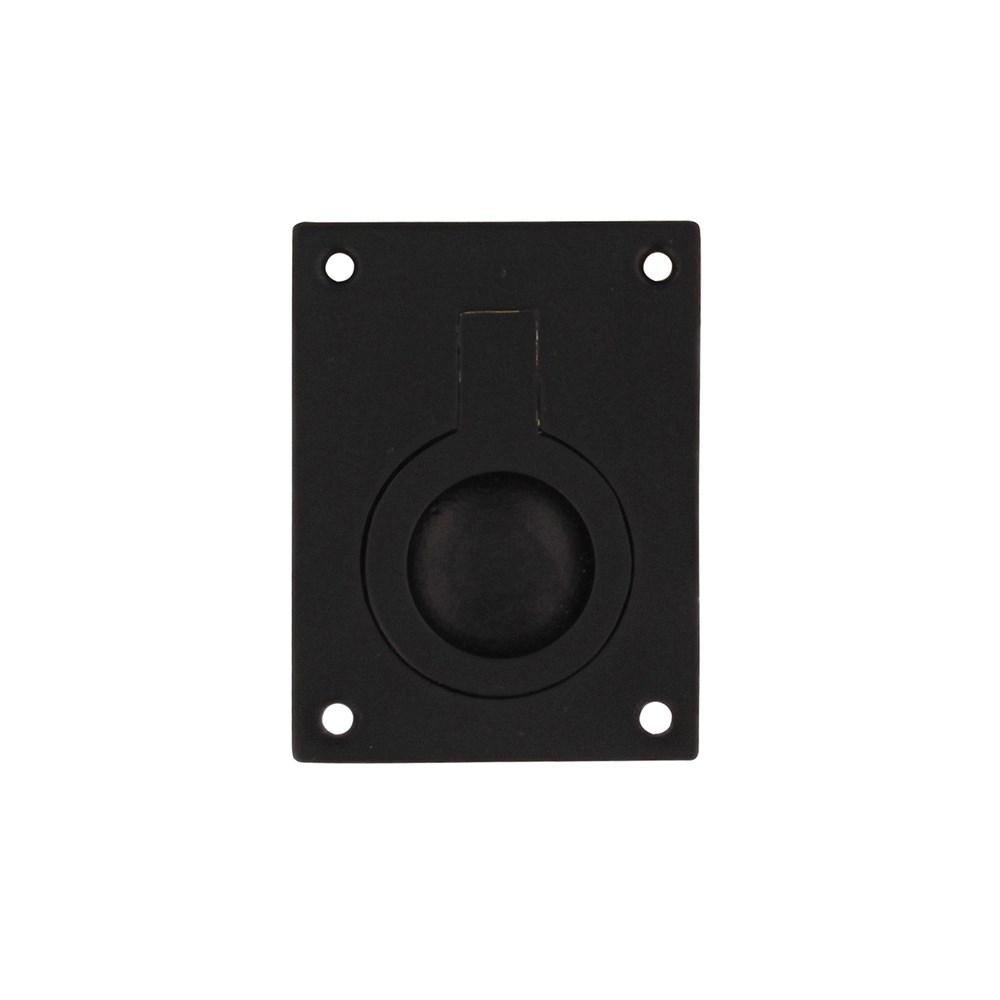 Luikring recht 65mm x 49mm zwart afbeelding