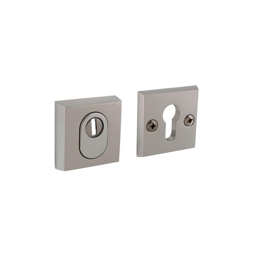 SKG3 Veiligheid-rozet vierkant 60x60mm met kerntrek beveiliging aluminium F1 afbeelding