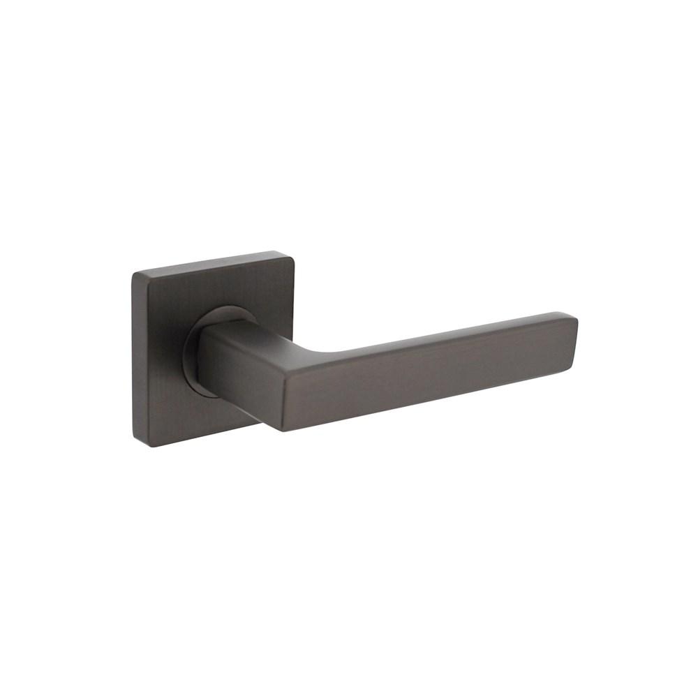 Gatdeel rechts Hera op vierkante rozet met nokken 55x55x10mm antraciet-grijs afbeelding