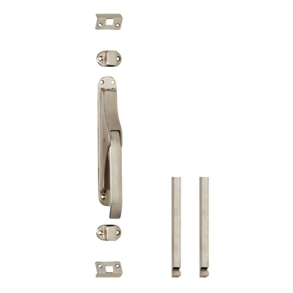 Set pomp-espagnolet inclusief stangenset 2x 1250mm nikkel mat afbeelding